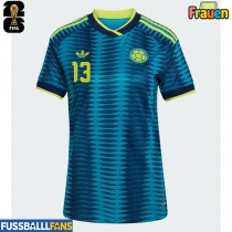 Kolumbien Yerry Mina #13 Auswärtstrikot Frauen EM 2024 Kurzarm
